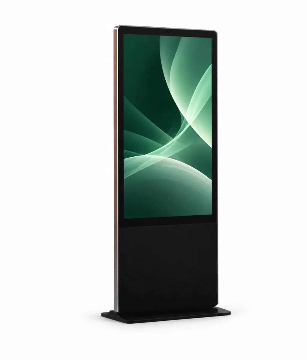 Напольный рекламный дисплей с Digital Signage и ик-сенсором MTG-220FSDS-IR