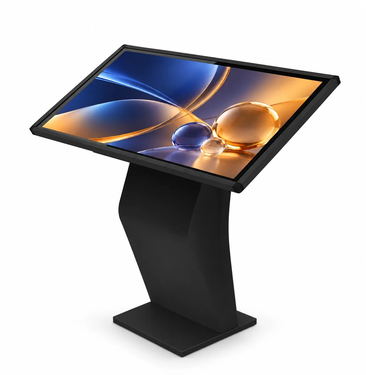 Напольный интерактивный киоск 32″ Z-формы с емкостным сенсором MTG-320FSIK-CT-CP