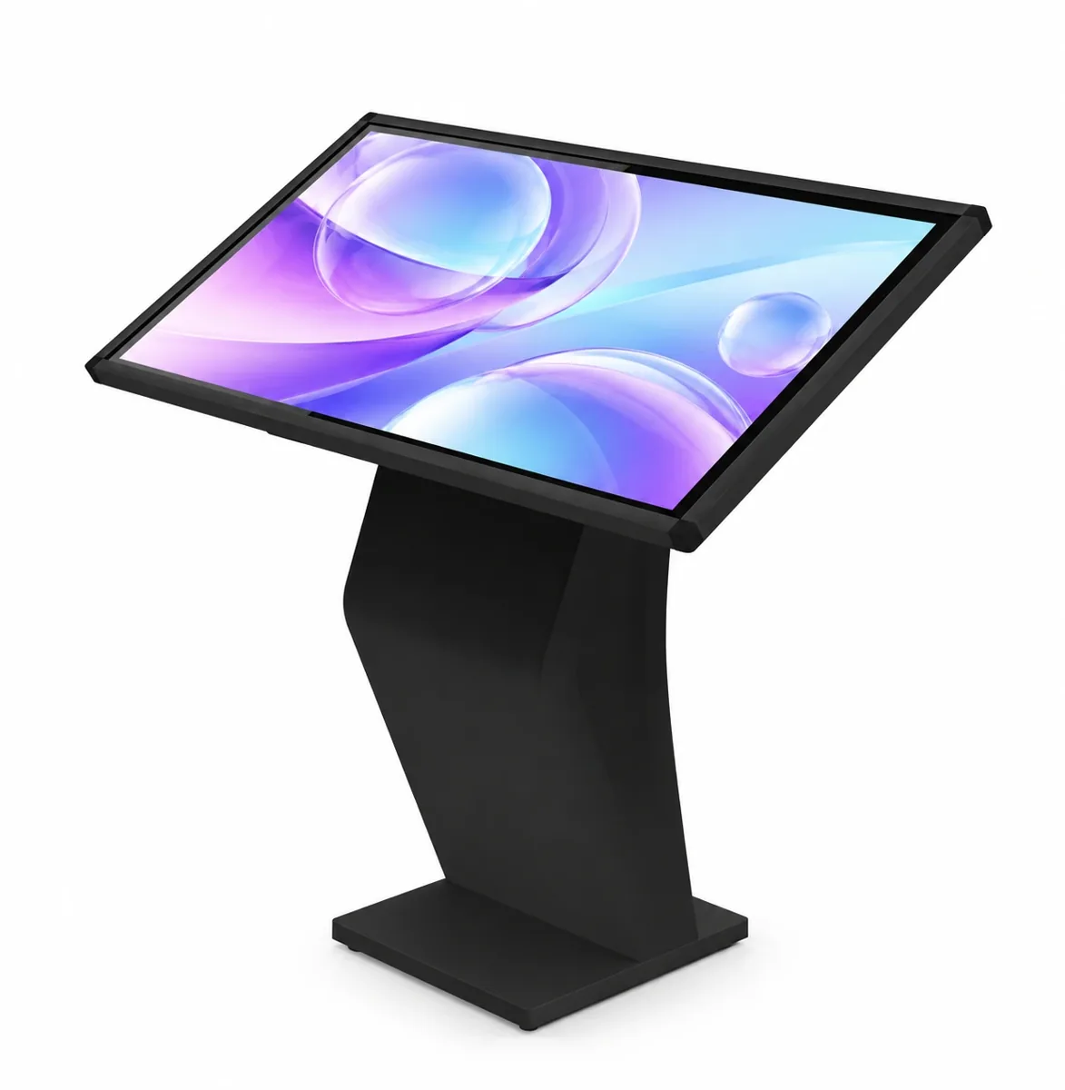 Напольный интерактивный киоск 32″ Z-формы с емкостным сенсором MTG-320FSIK-CT-IR