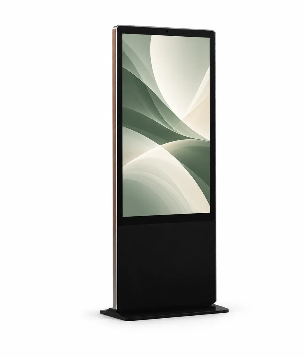 Напольный рекламный дисплей с Digital Signage и емкостным сенсором MTG-430FSDS-CT
