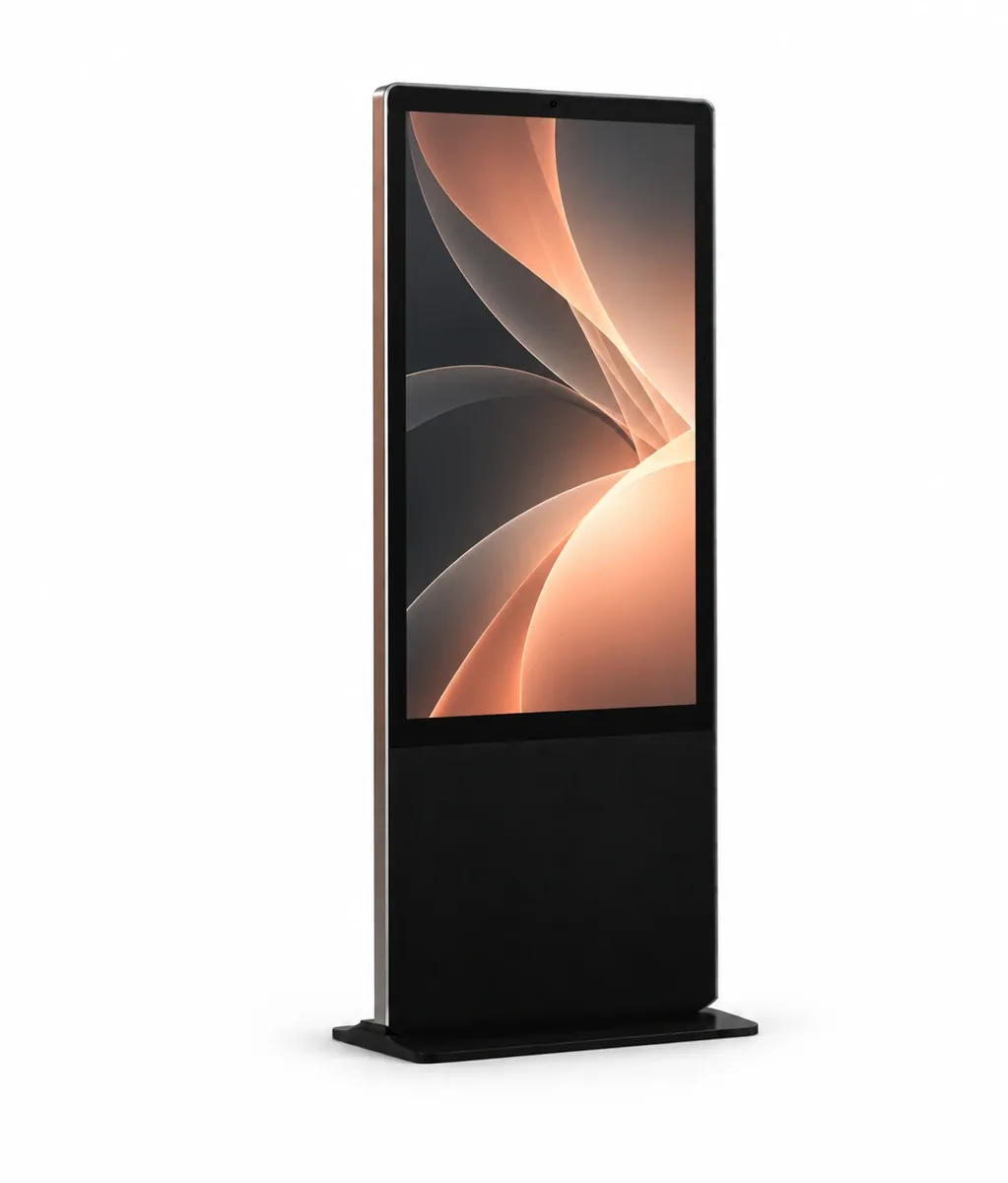 Напольный рекламный дисплей с Digital Signage и ик-сенсором MTG-430FSDS-IR