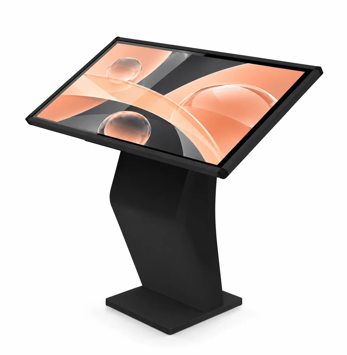Напольный интерактивный киоск 43″ Z-формы с емкостным сенсором MTG-430FSIK-CT-CP