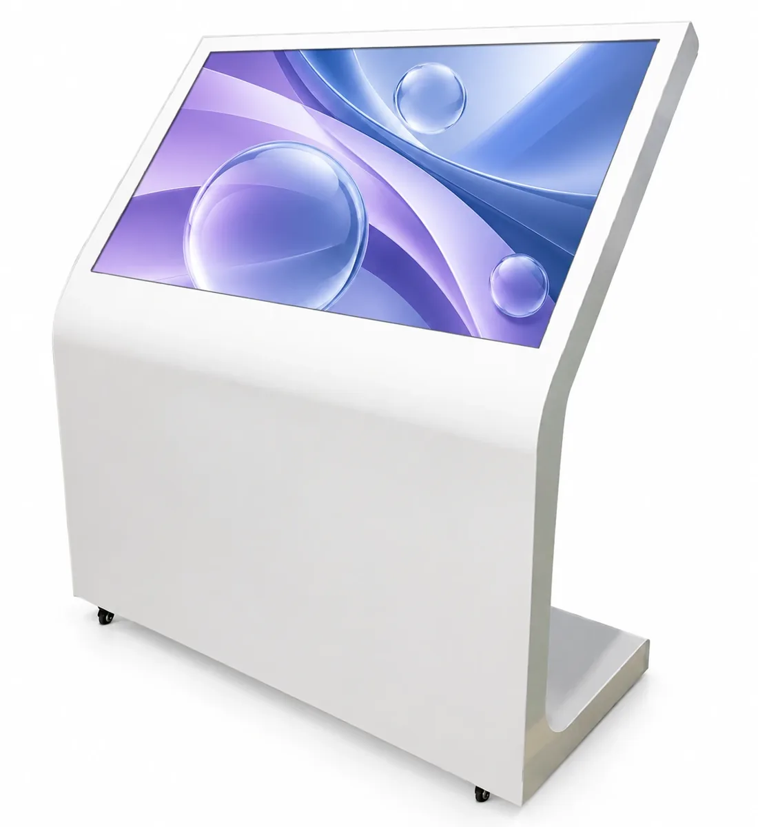 Интерактивный наклонный киоск 43″ L-формы с ИК-сенсором MTG-430FSIK-L-IR