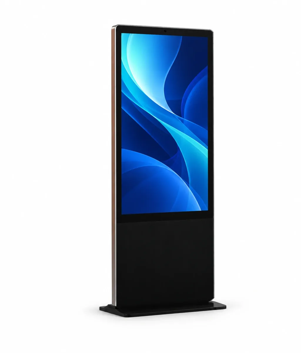 Напольный рекламный дисплей с Digital Signage и емкостным сенсором MTG-490FSDS-CT