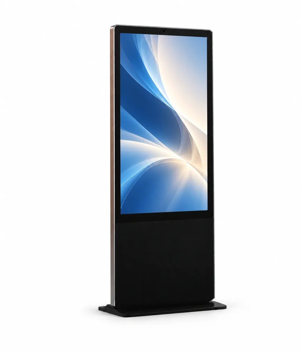 Напольный рекламный дисплей с Digital Signage и ик-сенсором MTG-550FSDS-IR