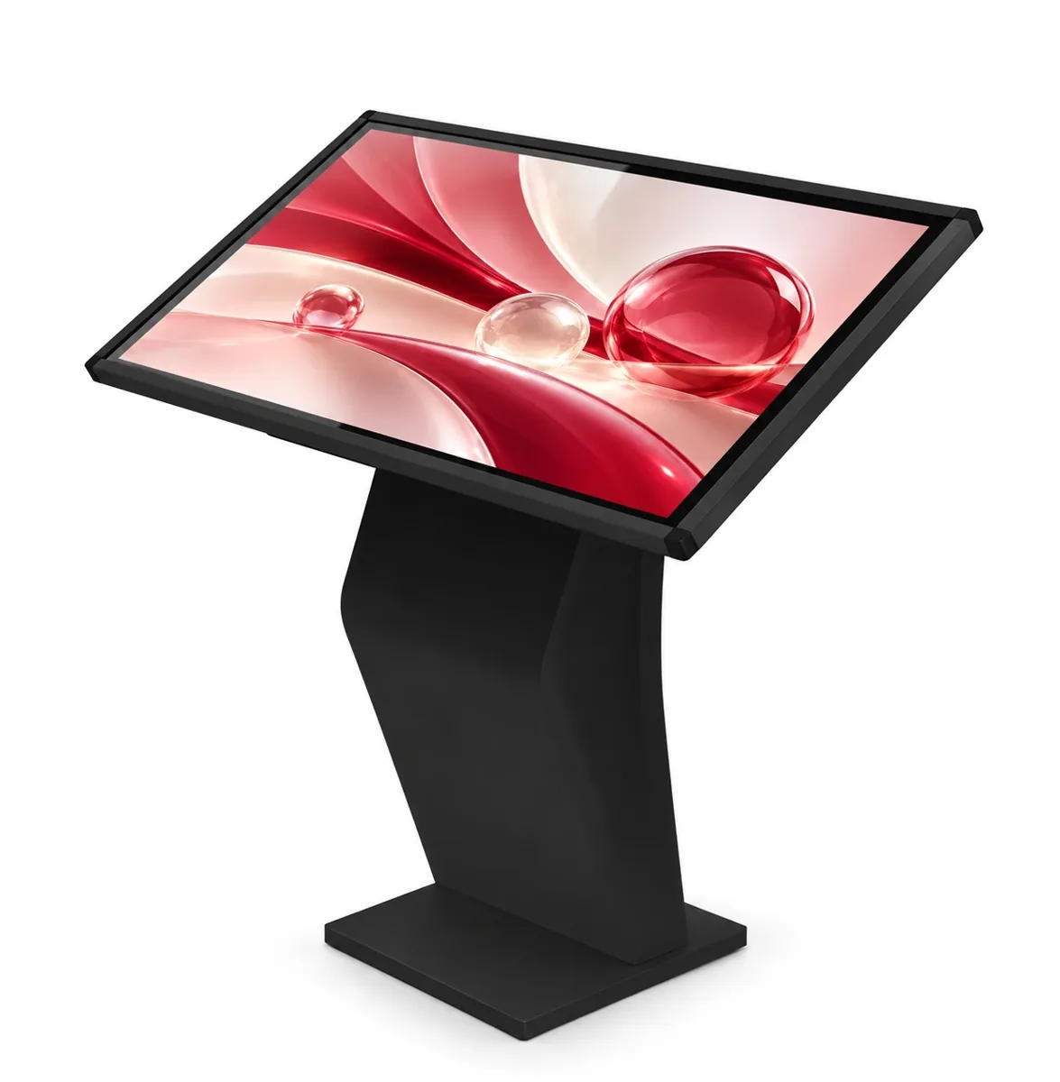 Напольный интерактивный киоск 55″ Z-формы с емкостным сенсором MTG-550FSIK-CT-CP