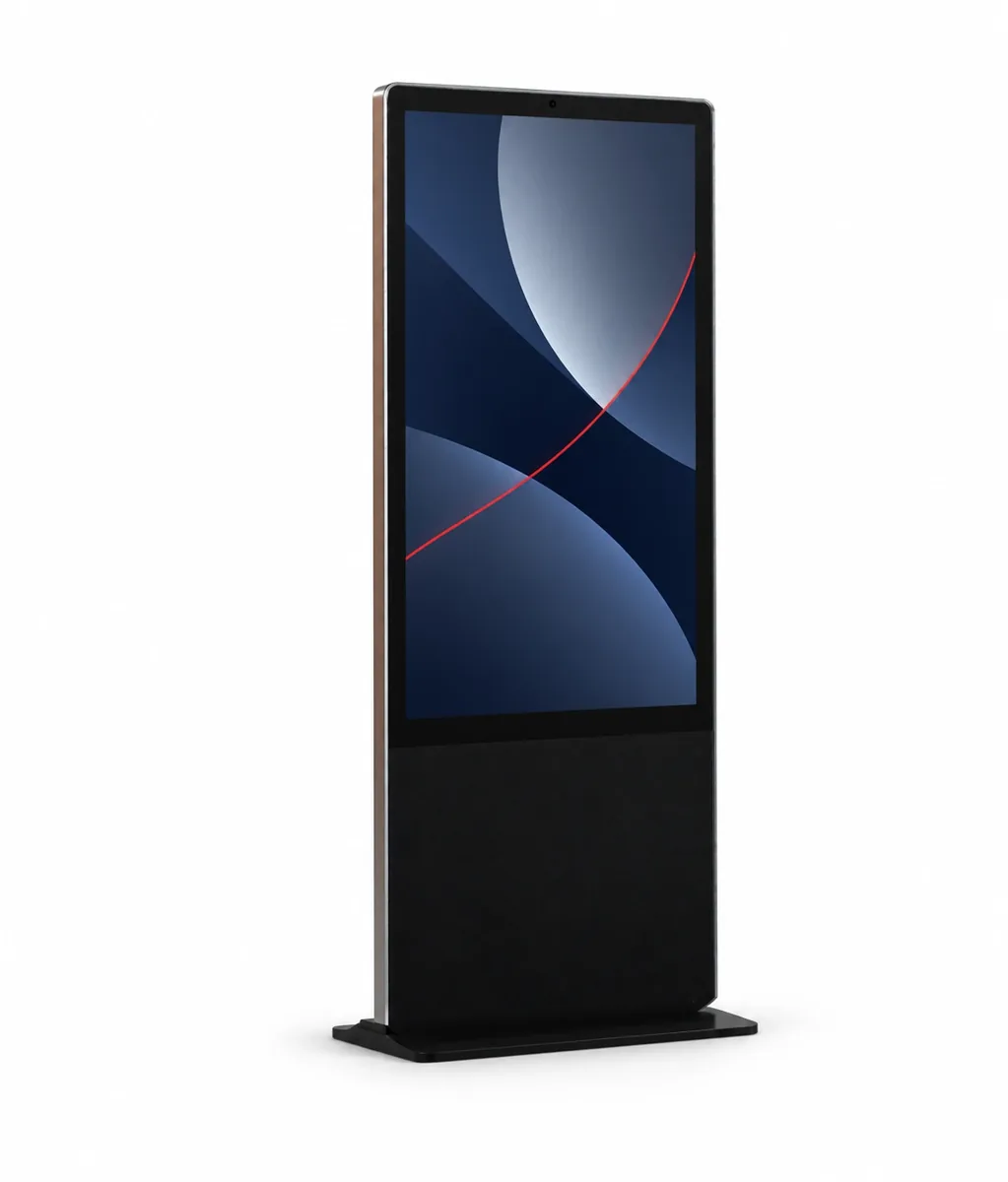 Напольный рекламный дисплей с Digital Signage и ик-сенсором MTG-6500FSDS-IR