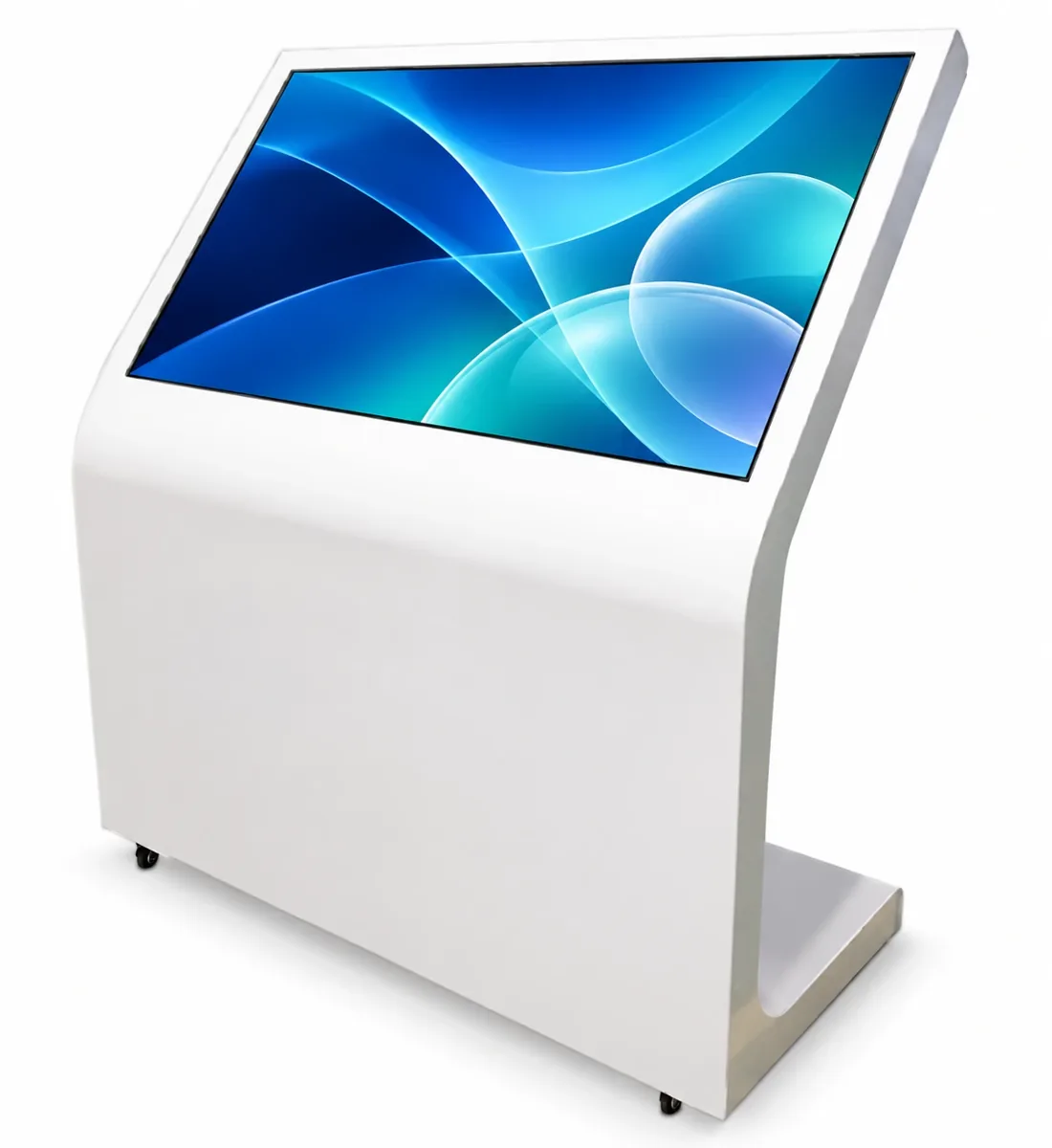 Интерактивный наклонный киоск 65″ L-формы с ик-сенсором MTG-6500FSIK-L-IR