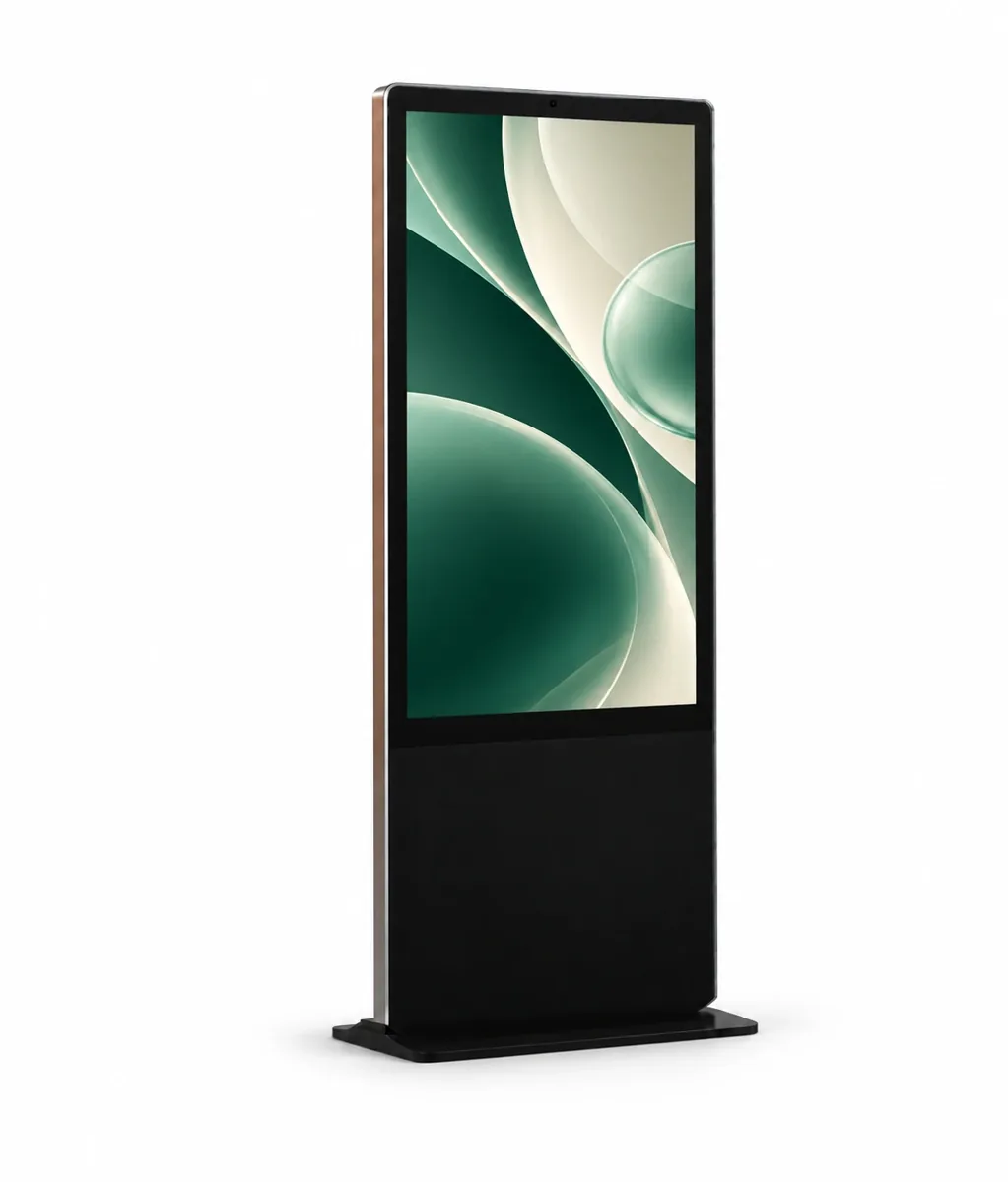 Напольный рекламный дисплей с Digital Signage и емкостным сенсором MTG-650FSDS-CT