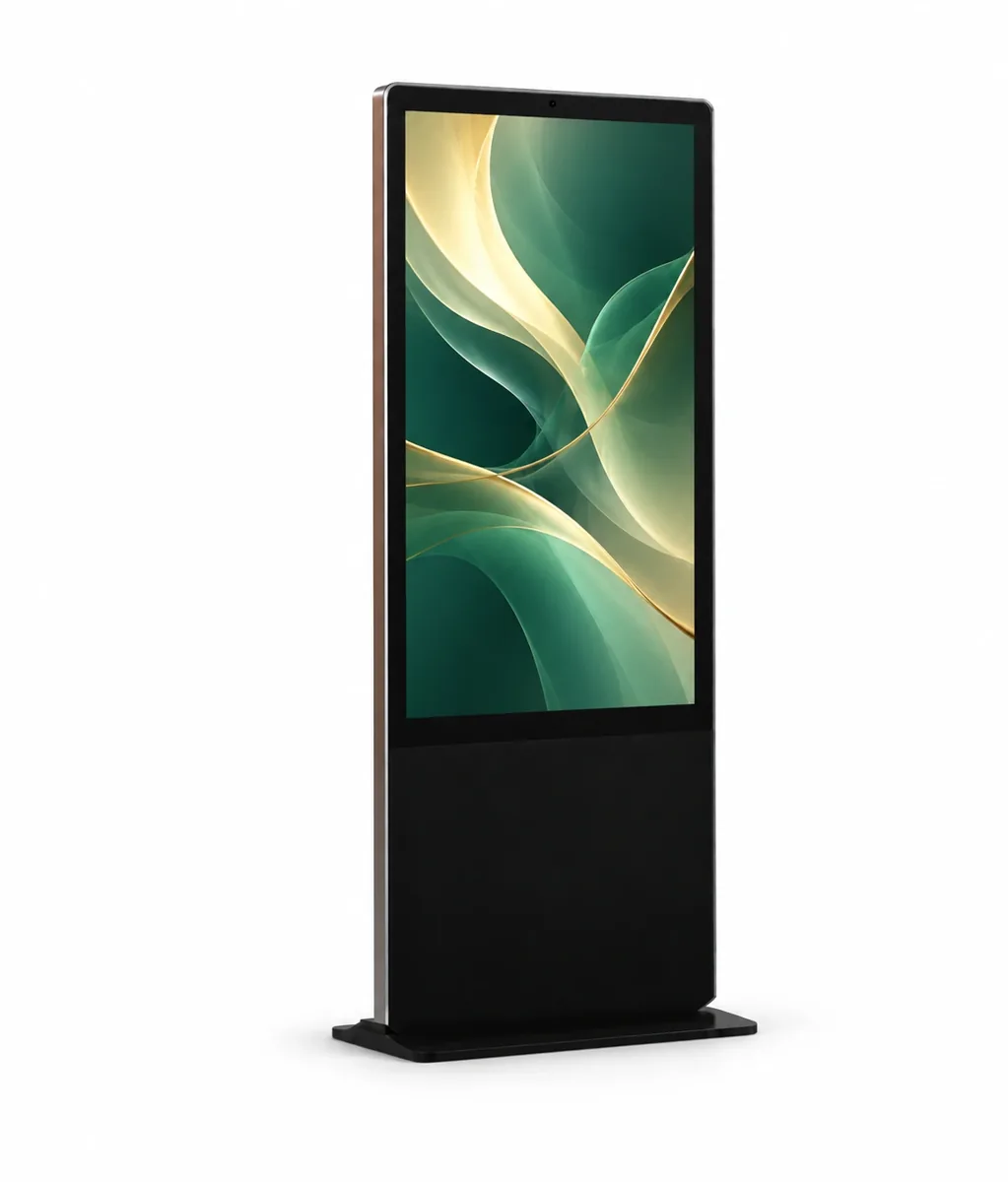 Напольный рекламный дисплей с Digital Signage и ик-сенсором MTG-750FSDS-IR