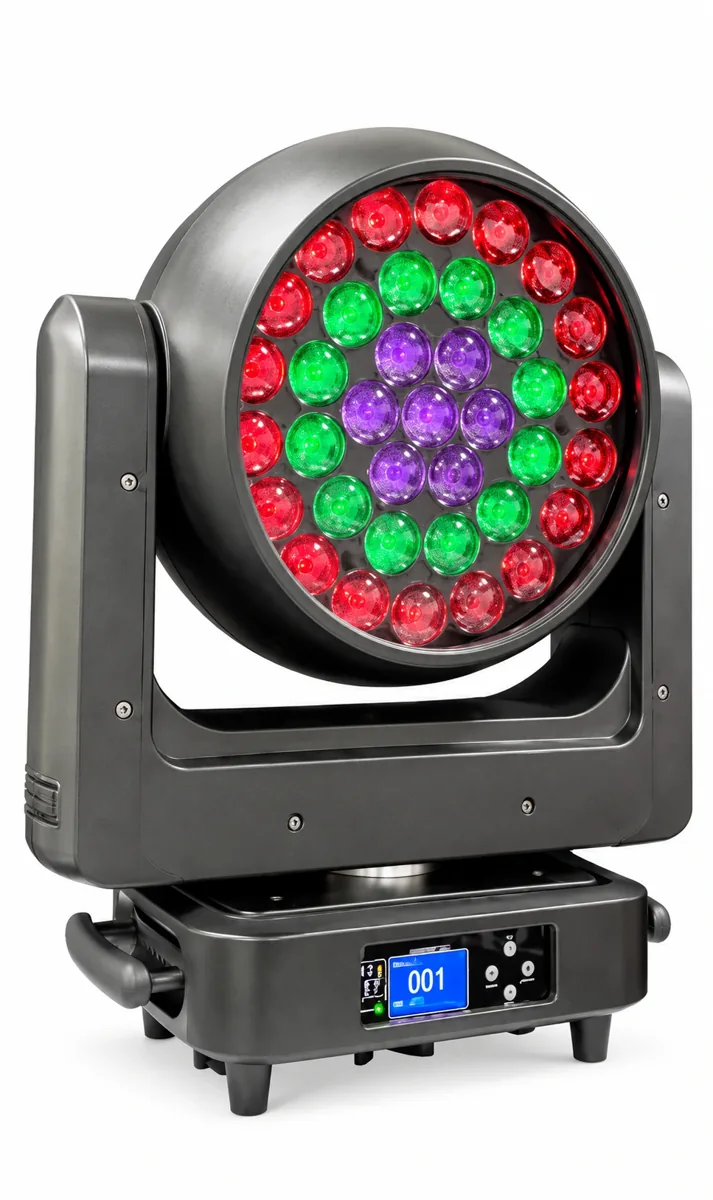Поворотная LED-голова Wash Zoom 37×15 Вт MTG-F16