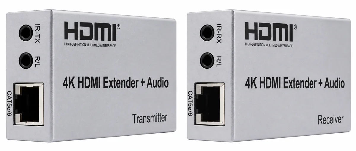 Ультратонкий HDMI-удлинитель MTG-HDES100-A, 4K, 100 м, аудио
