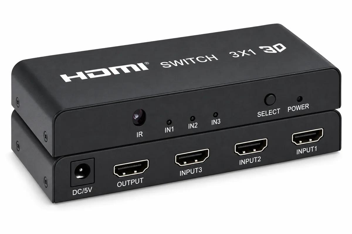HDMI-коммутатор MTG-HDSW3, 3×1, ИК-пульт