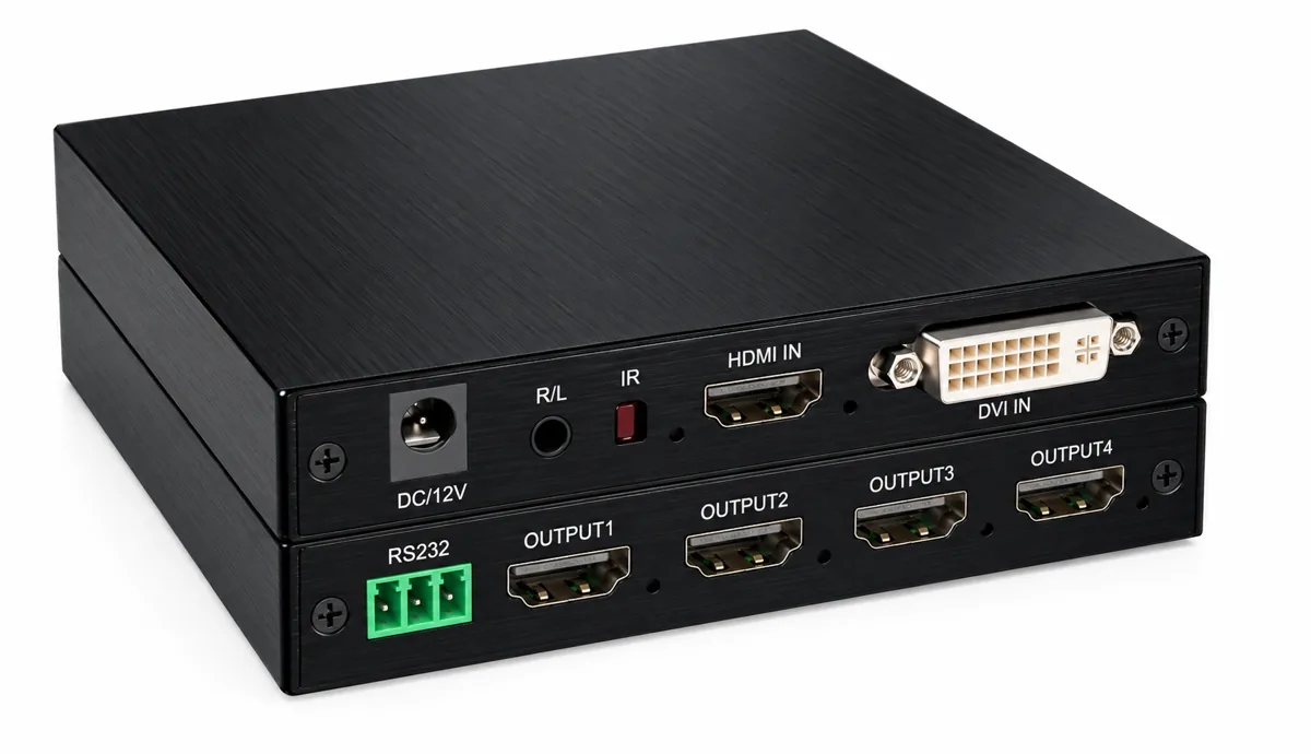 Бесшовный HDMI multiviewer MTG-HDSW4-Q2, 4×1, 4K@30 Гц