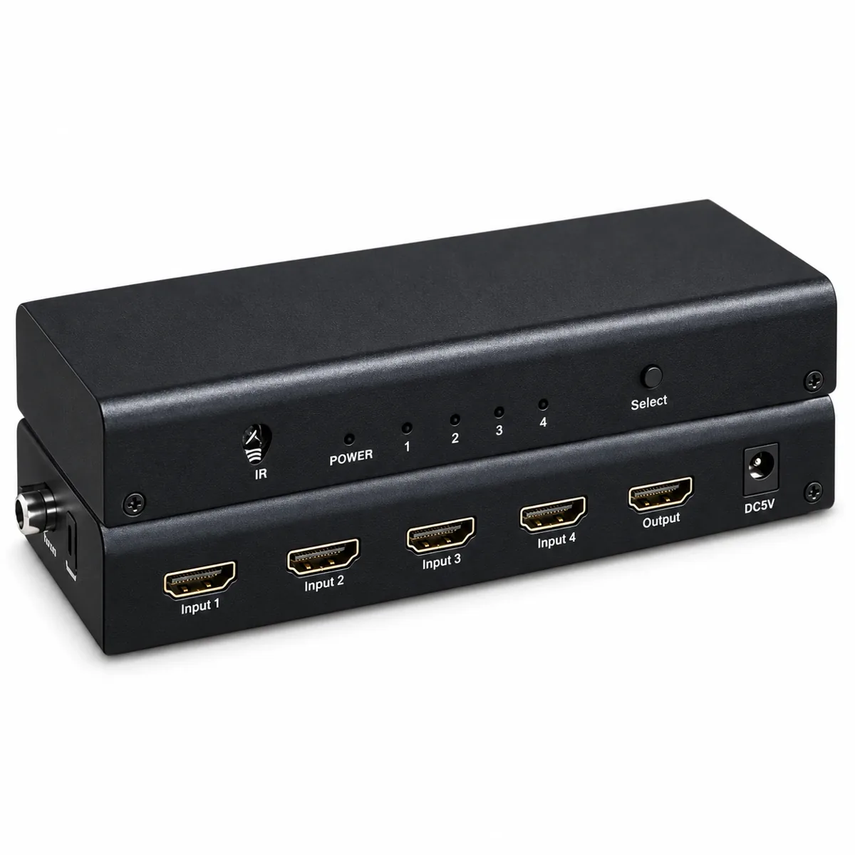 HDMI 1.4-коммутатор MTG-HDSW4, 4×1, 4K, аудио