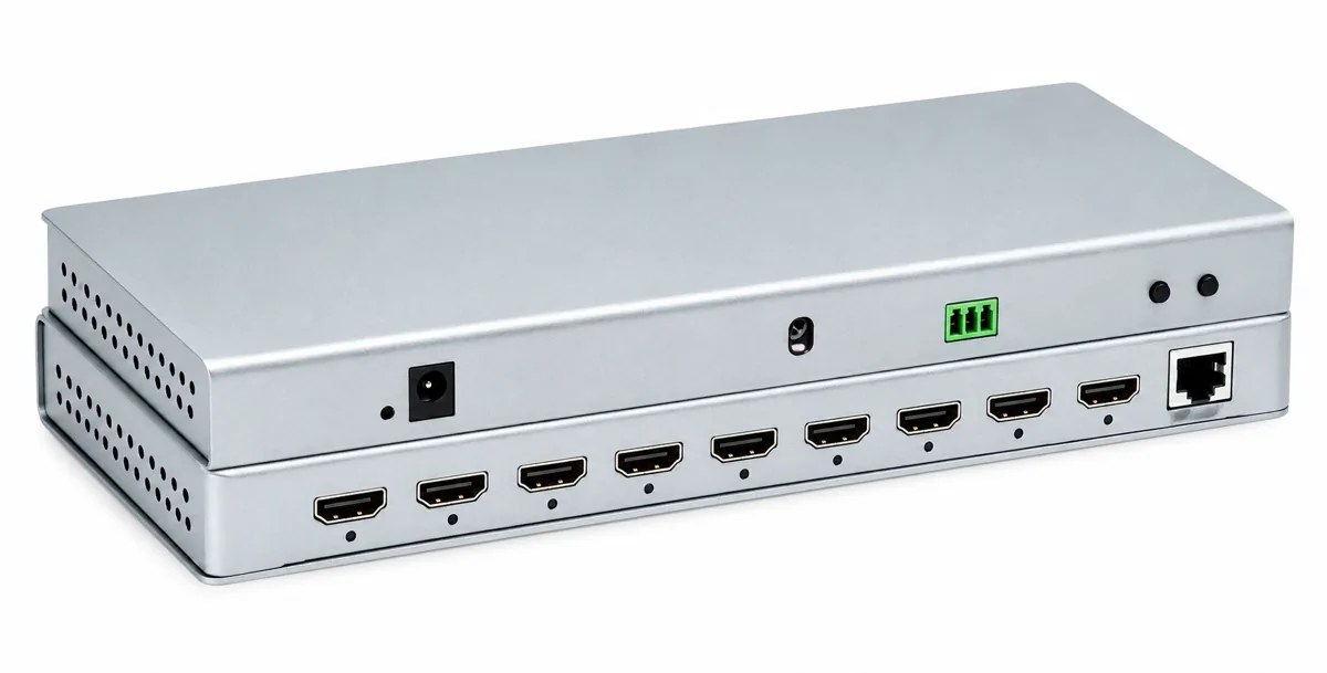 Бесшовный HDMI multiviewer MTG-HDSW8-Q1, 8×1, Full HD