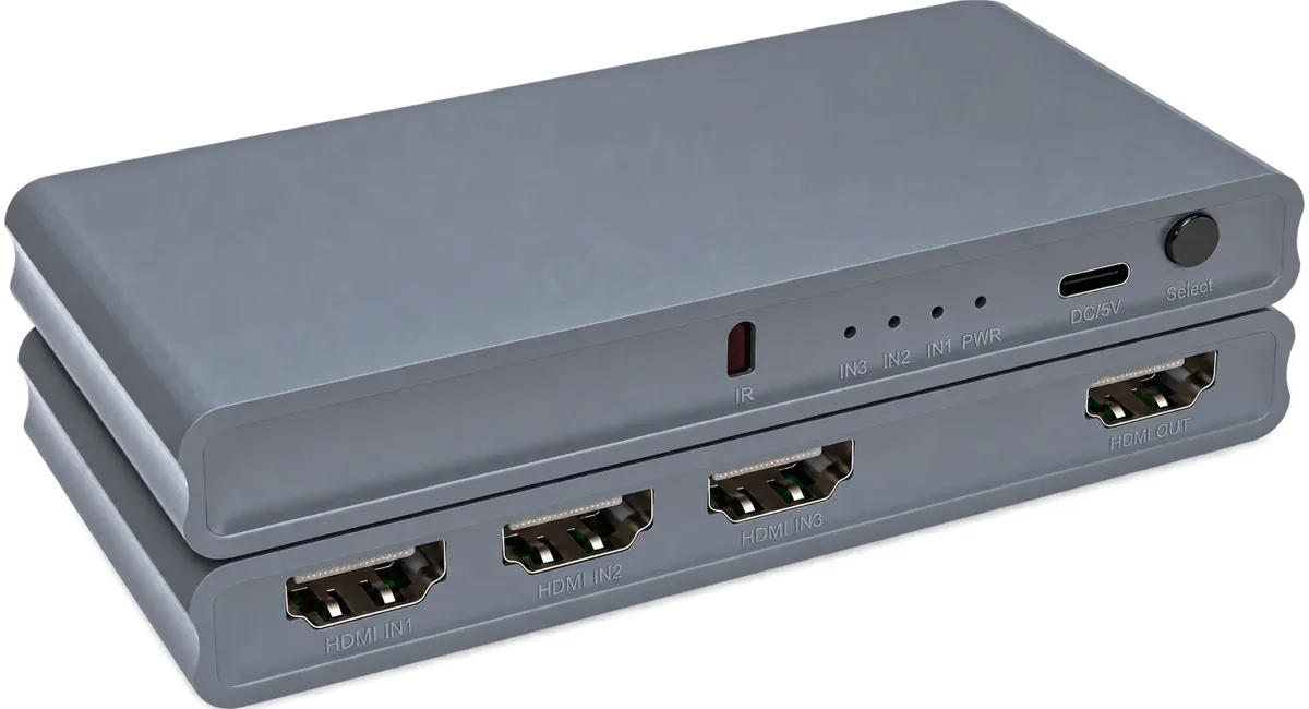 HDMI-коммутатор 3×1 8K60 MTG-HDSW8K-3