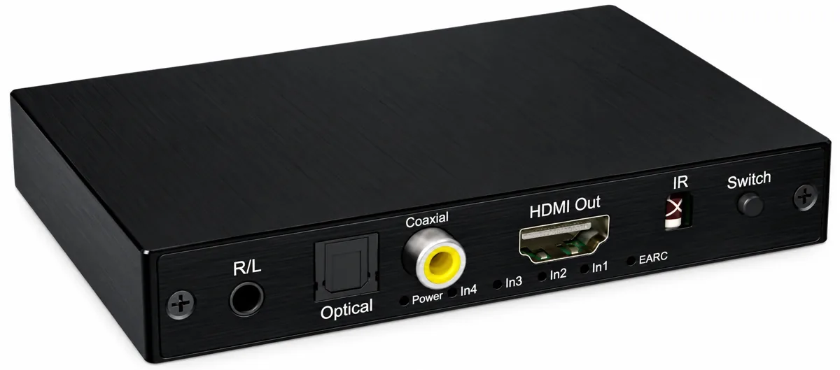 HDMI-коммутатор 4×1 8K60 с аудиовыходами MTG-HDSW8K-4