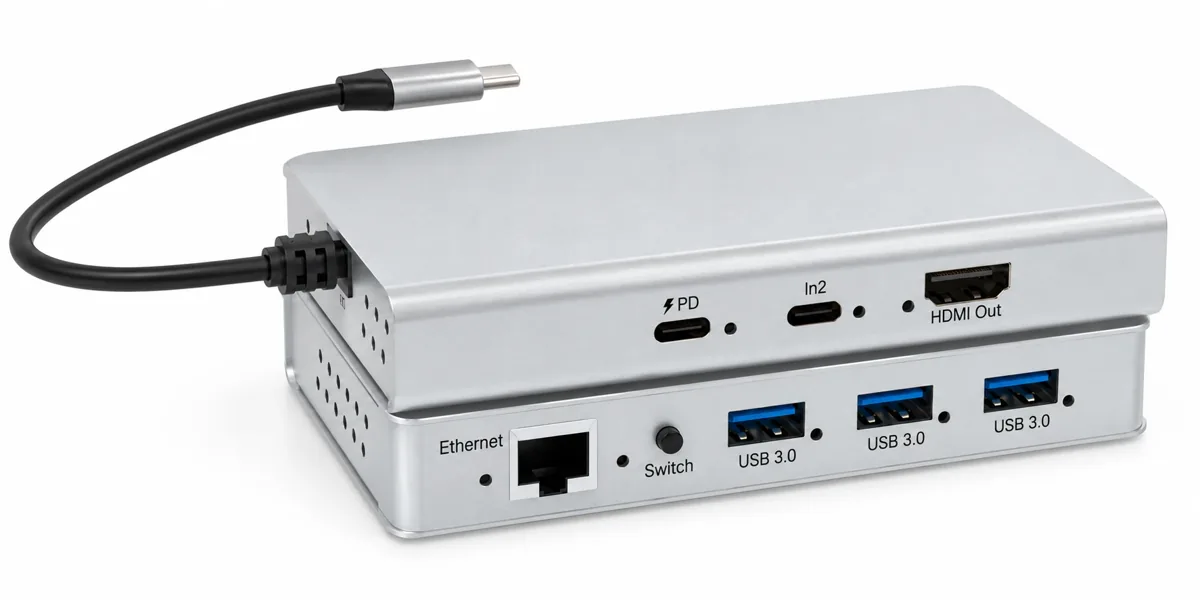 Type-C/HDMI KVM-адаптер MTG-HDTYPEC1
