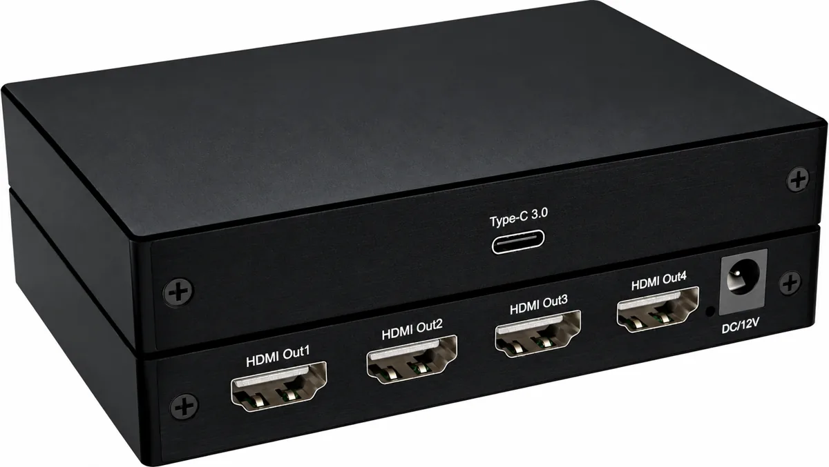 USB-контроллер видеостены на 4 HDMI MTG-HDUSB02