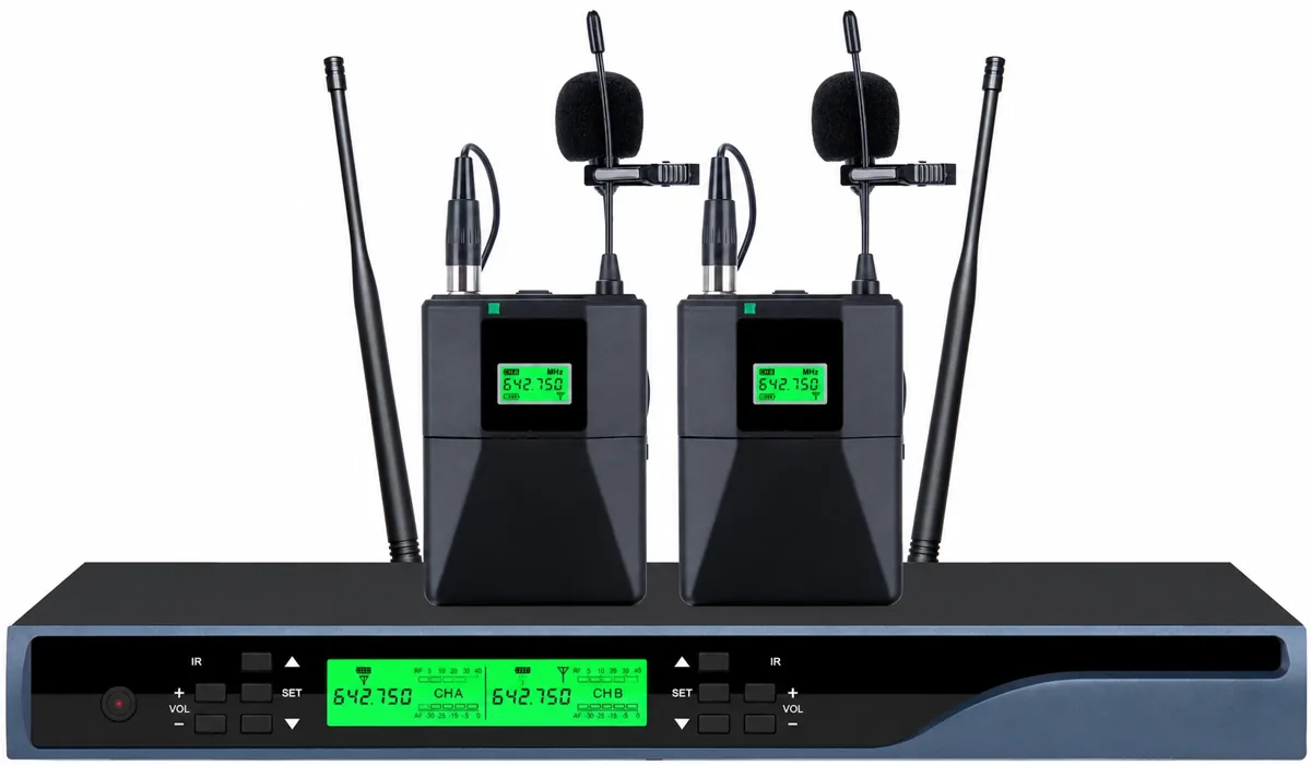 Двухканальная радиосистема с головными микрофонами HY-U1602MT MTG-HY-U1602MT