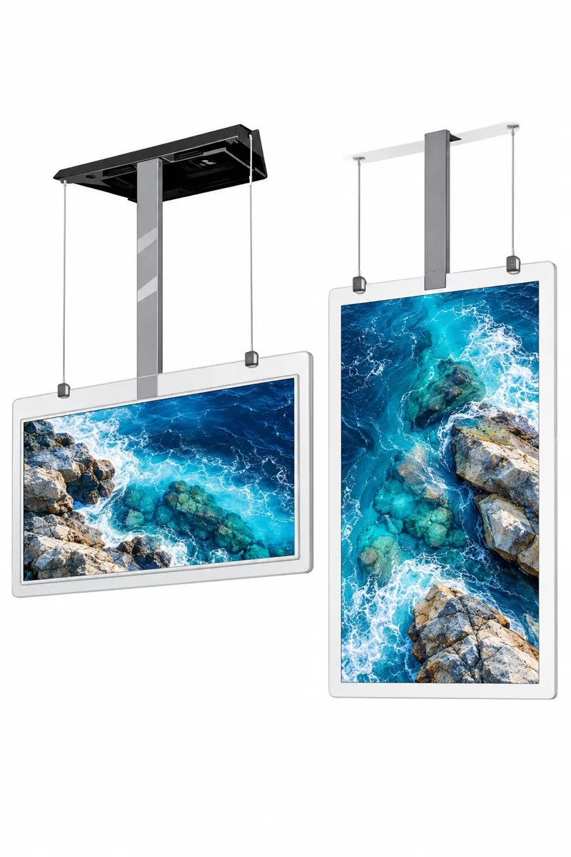 Коммерческий 2-сторонний 43″ дисплей с Digital Signage MTG-KL43CM-E2